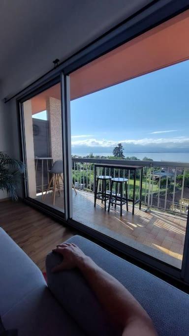 אוויאן-לה-באן Appart Cosy Avec Vue Sur Le Lac Leman מראה חיצוני תמונה